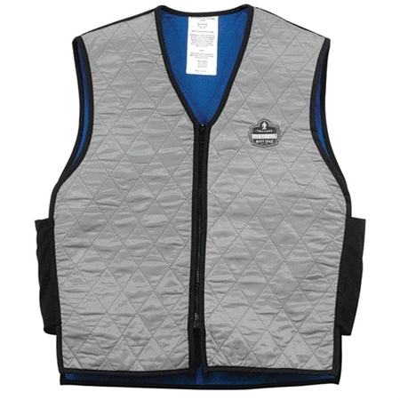 ERGODYNE 6665 M Gray Evaporative Cooling Vest 12543